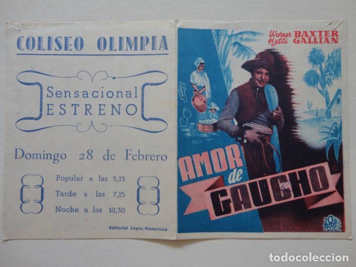 Cine: AMOR DE GAUCHO - (doble) - Foto 1