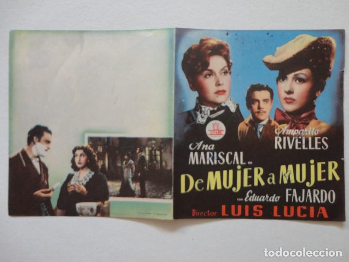 Cine: DE MUJER A MUJER - (P. Doble) - Foto 1