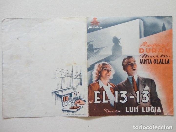 Cine: EL 13-13 - (Programa Doble) - Foto 1