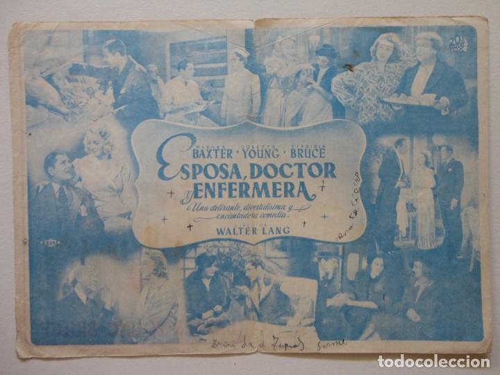 Cine: ESPOSA, DOCTOR Y ENFERMERA - Foto 2