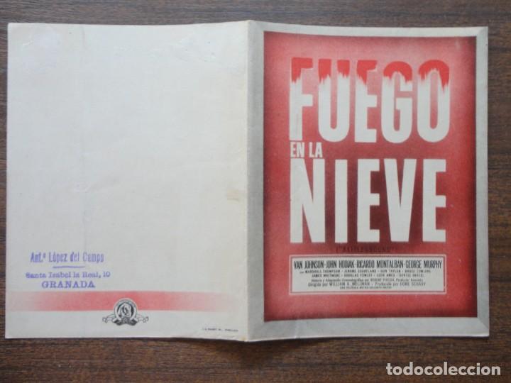 Cine: FUEGO EN LA NIEVE - (P: Doble) - Foto 1