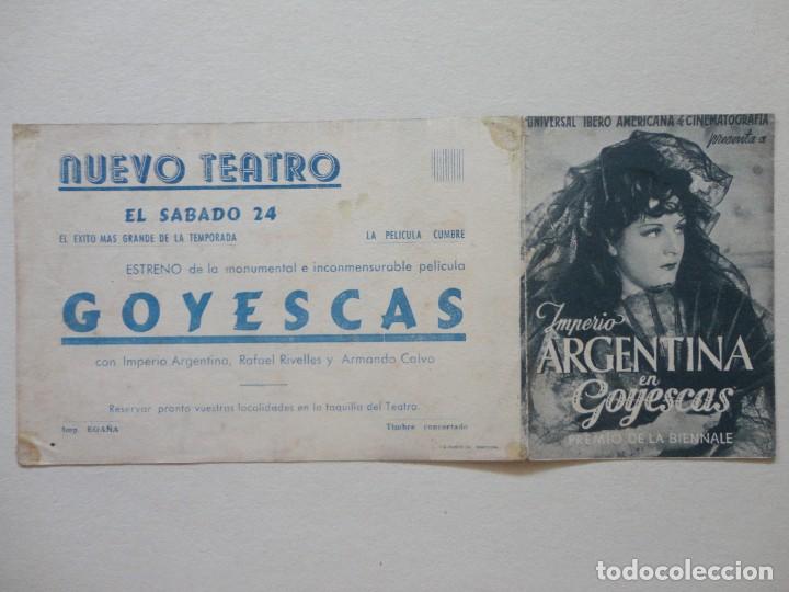 Cine: GOYESCAS - (P. Doble) - Foto 1