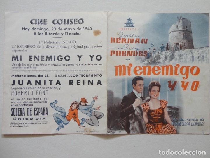 Cine: MI ENEMIGO Y YO - (P. Doble) - Foto 1