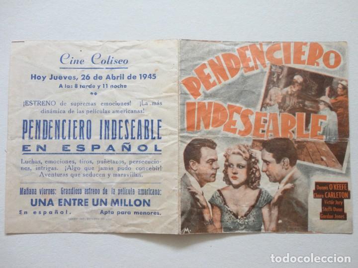Cine: PENDENCIERO INDESEABLE - Foto 1
