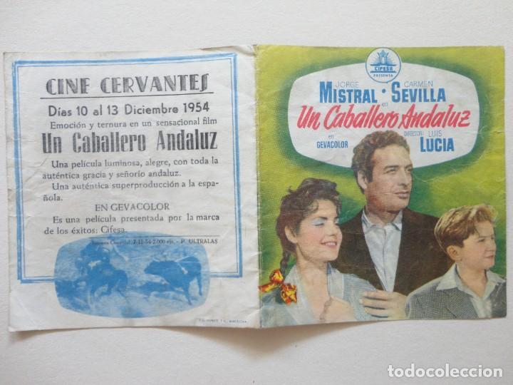 Cine: UN CABALLERO ANDALUZ - Foto 1