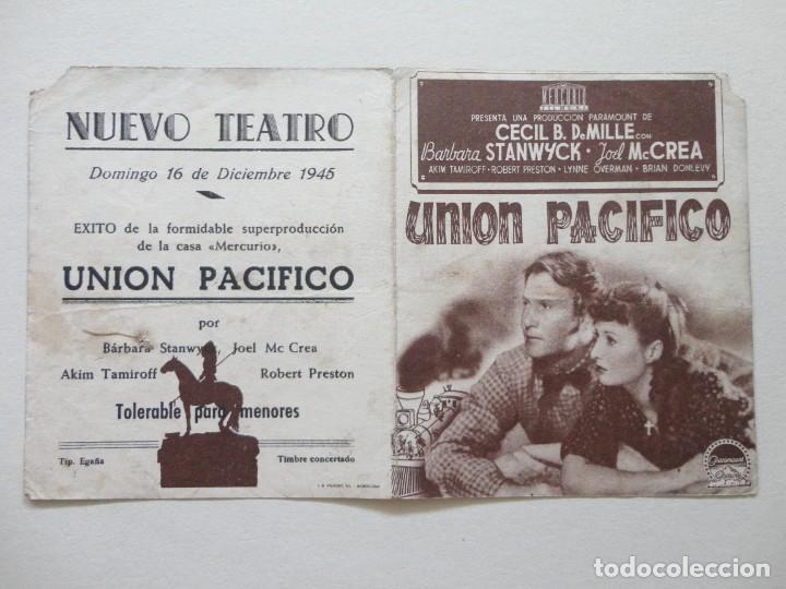 Cine: UNI&Oacute;N PACIFICO - (P. Doble) - Foto 1