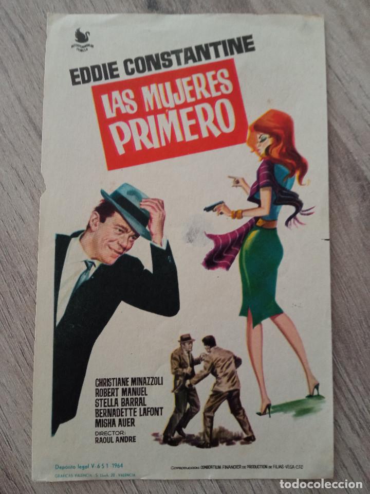 Cine: LAS MUJERES PRIMERO, EDDIE CONSTANTINE - Foto 1