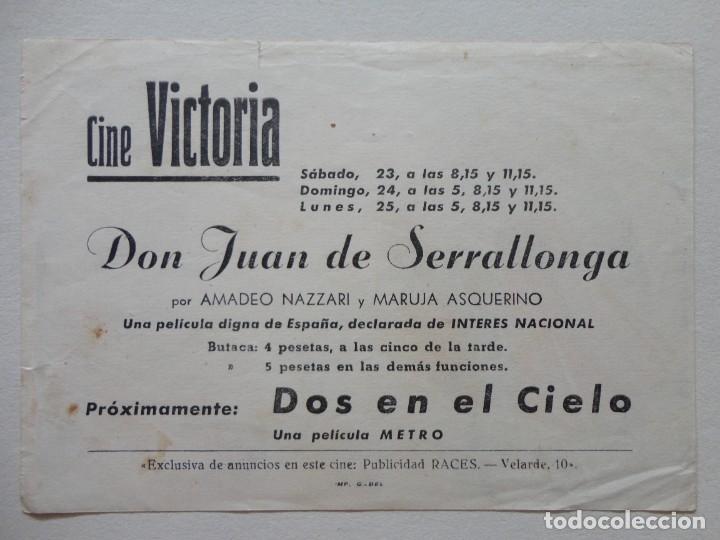 Cine: DON JUAN DE SERRALLONGA - Foto 2