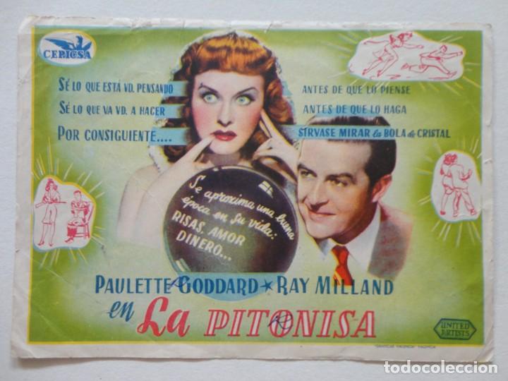 Cine: LA PITONISA - (sin publicidad) - Foto 1