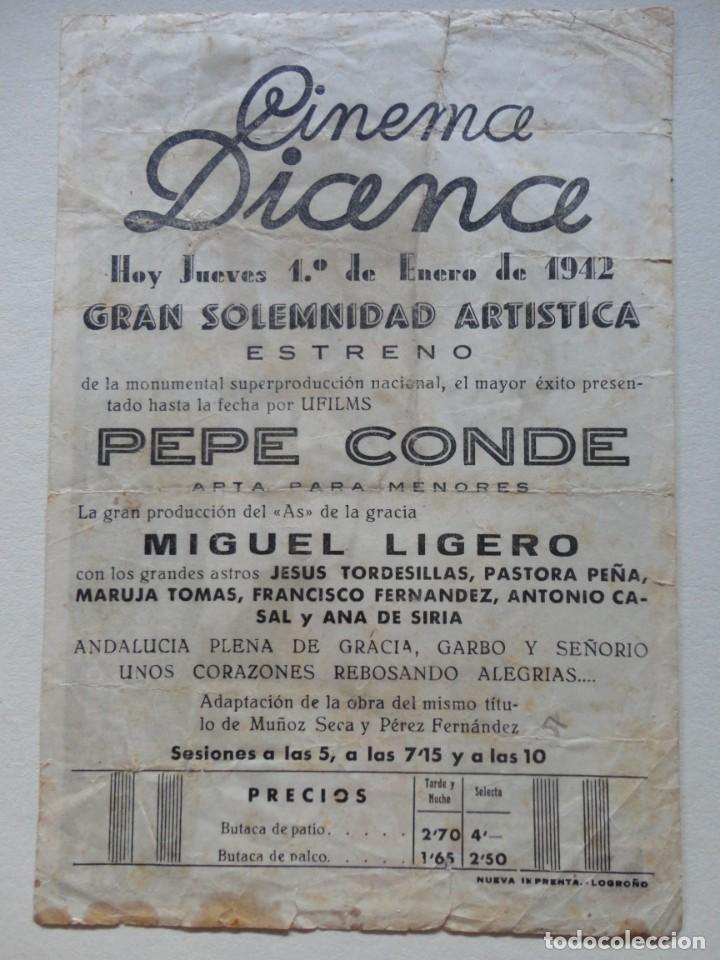 Cine: PEPE CONDE - (Cinema Diana) - Foto 2