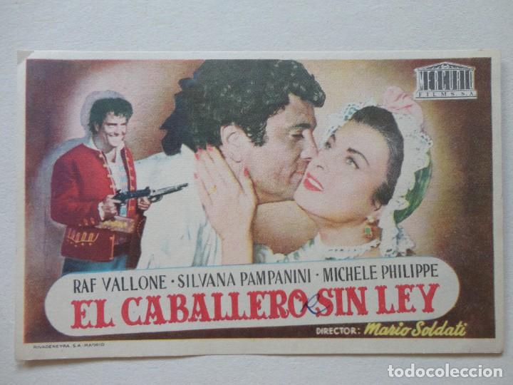 Cine: EL CABALLERO SIN LEY - - Foto 1