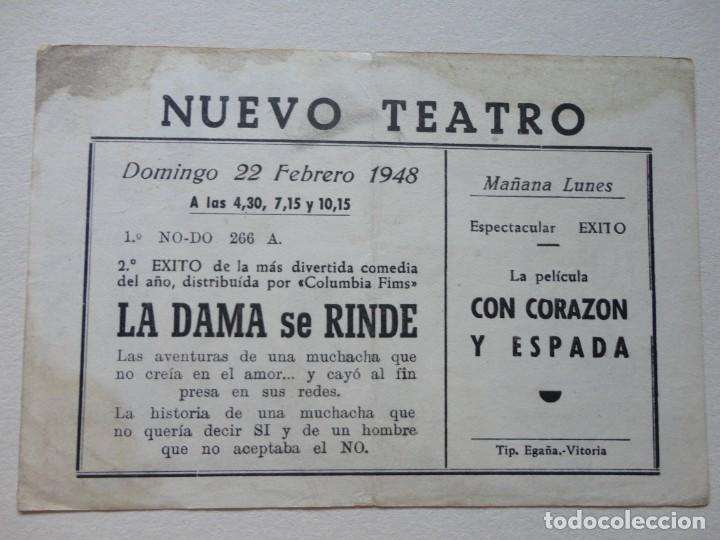Cine: LA DAMA SE RINDE - 1948 - Foto 2