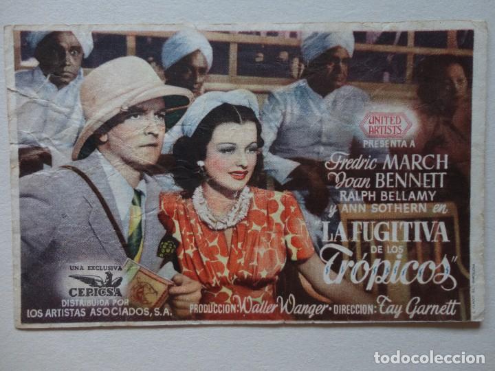 Cine: LA FUGITIVA DE LOS TR&Oacute;PICOS - Foto 1