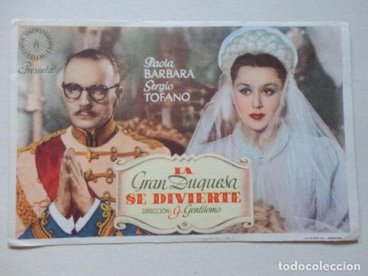 Cine: LA GRAN DUQUESA SE DIVIERTE - Foto 1