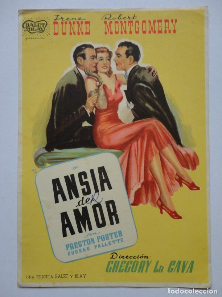 Cine: ANSIA DE AMOR - (sin publicidad) - Foto 1