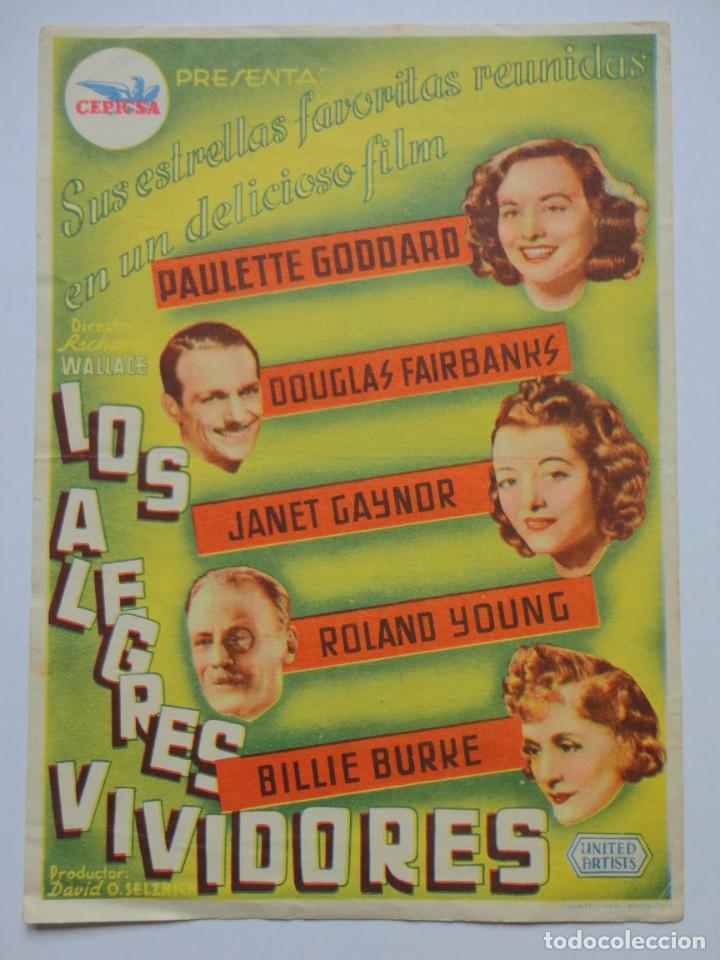 Cine: LOS ALEGRES VIVIDORES - - Foto 1