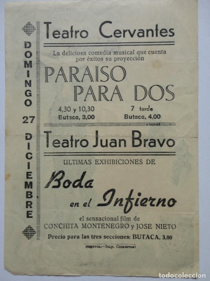 Cine: PARAISO PARA DOS - (T. Cervantes) - Foto 2