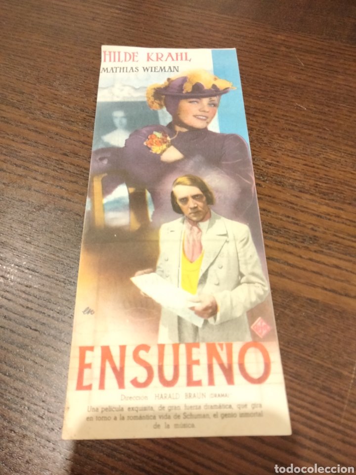  Foglietti di film di film antichi di cinema: Ensue&ntilde;o - Hilde Krahl