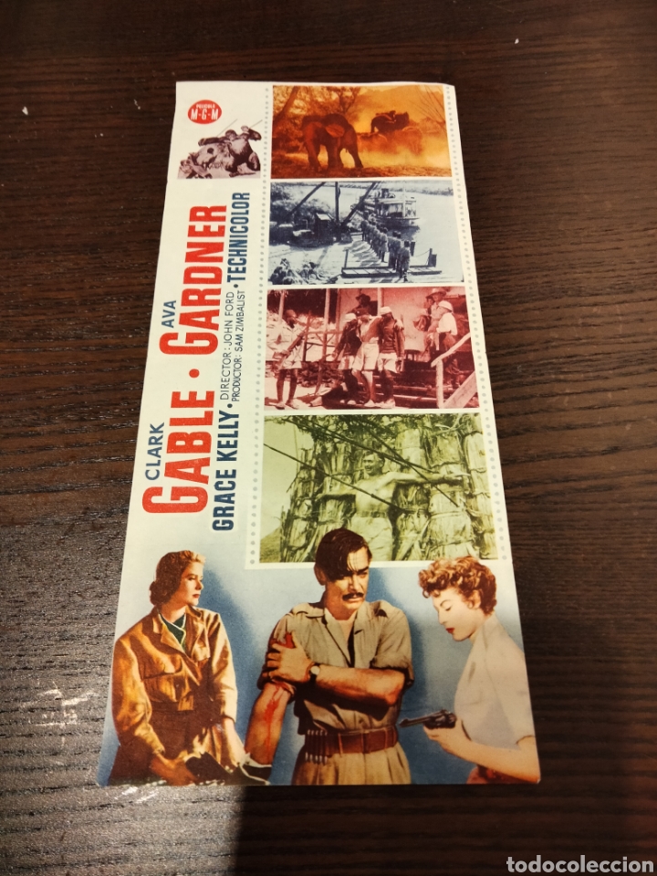 Cine: Folleto Mogambo Clark Gable Ava Gardner