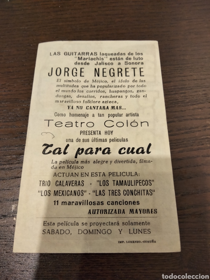 Cine: Tal para cual - Jorge Negrete - Foto 2