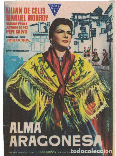 Cine: PROGRAMA DE CINE. ALMA ARAGONESA PC-5182 - Foto 1