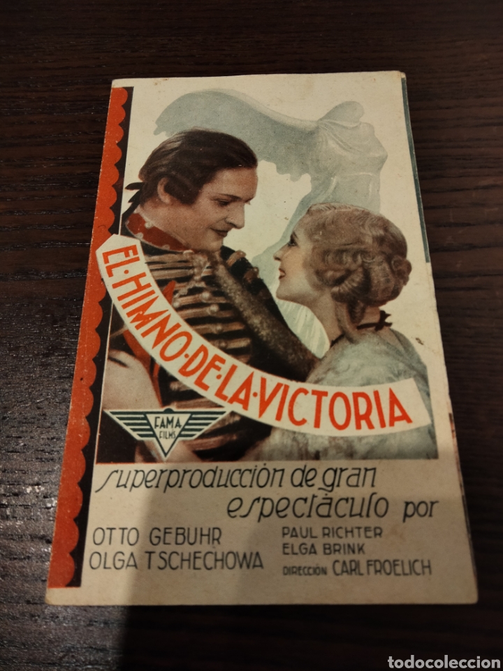  Foglietti di film di film antichi di cinema: El himno de la Victoria - Otto Gebuhr, Olga TSchechowa