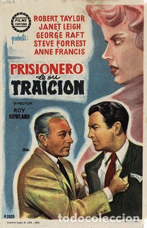  Flyers Publicitaires de films Anciens: PROGRAMA DE CINE. PRISIONERO DE SU TRAICI&Oacute;N PC-5225