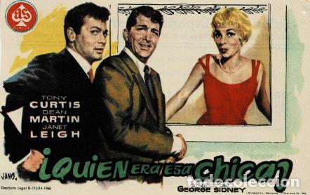  Flyers Publicitaires de films Anciens: PROGRAMA DE CINE. &iquest;QUI&Eacute;N ERA ESA CHICA? PC-5234