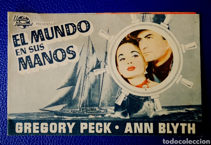  Flyers Publicitaires de films Anciens: EL MUNDO EN SUS MANOS
