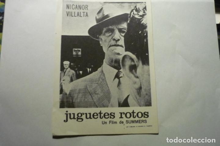 Cine: programa juguetes rotos .-nicanor vilalta - Foto 1