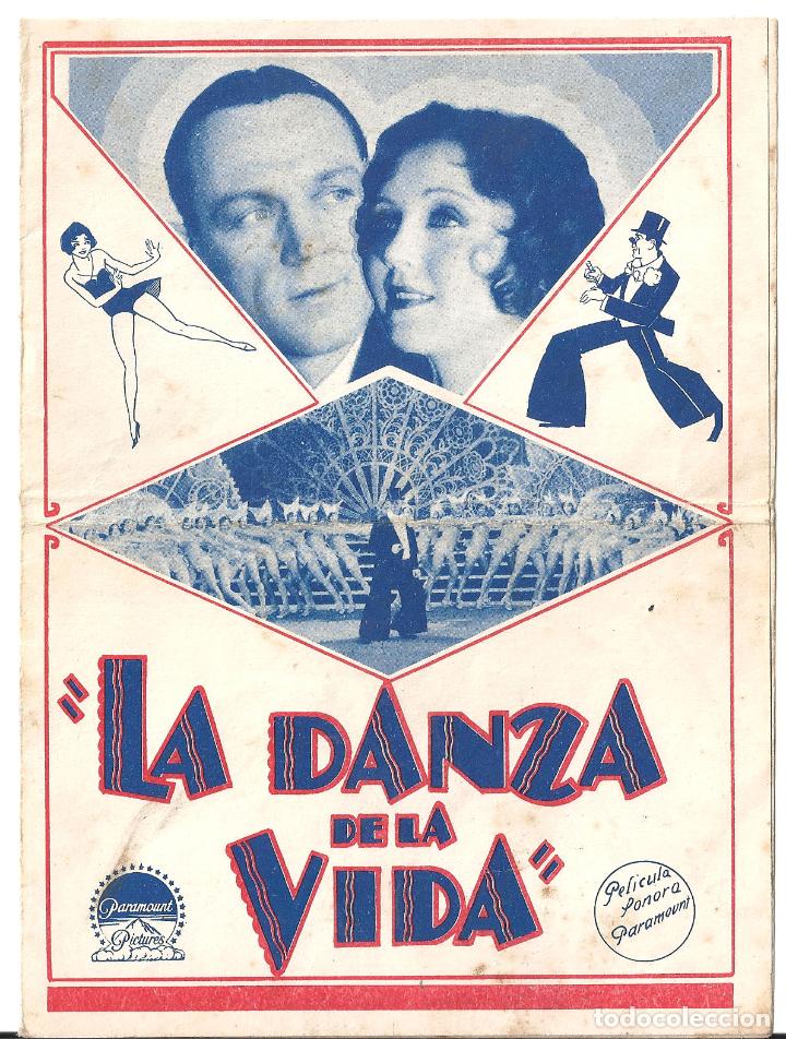 Cine: PTCC 111 LA DANZA DE LA VIDA PROGRAMA DOBLE PARAMOUNT URUGUAYO NANCY CARROLL HAL SKELLY - Foto 1