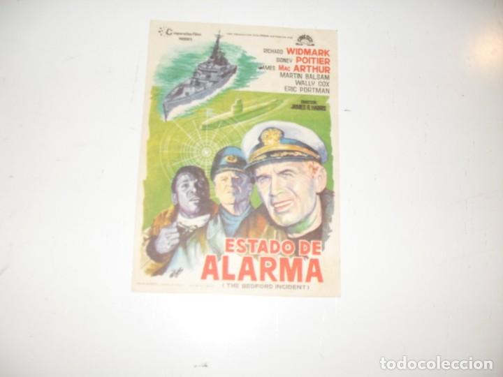 Cine: programa de mano sencillo,sin texto publicitario .titulo: ESTADO DE ALARMA.