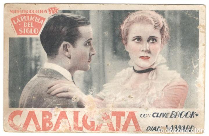 Cine: CABALGATA - FOX - CLAV&Eacute; PALACE MATAR&Oacute; - 1933 - Foto 1