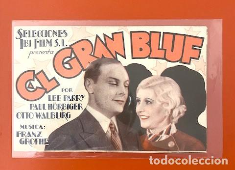 Cine: EL GRAN BLUF. PROGRAMA DOBLE SELECCIONES IBI FILMS. MUY RARO Y EN PERFECTO ESTADO