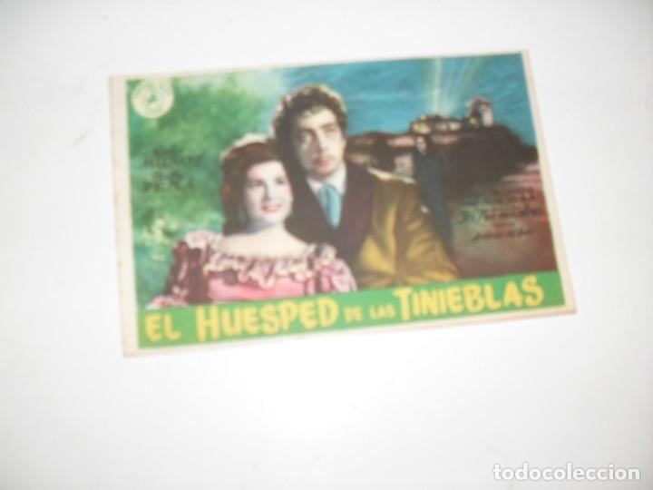Kino: programa de mano sencillo,sin texto publicitario .titulo EL HUESPED DE LAS TINIEBLAS.