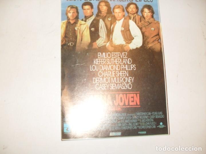  Flyers Publicitaires de films Anciens: programa de mano sencillo,con texto publicitario .titulo: ARMA JOVEN