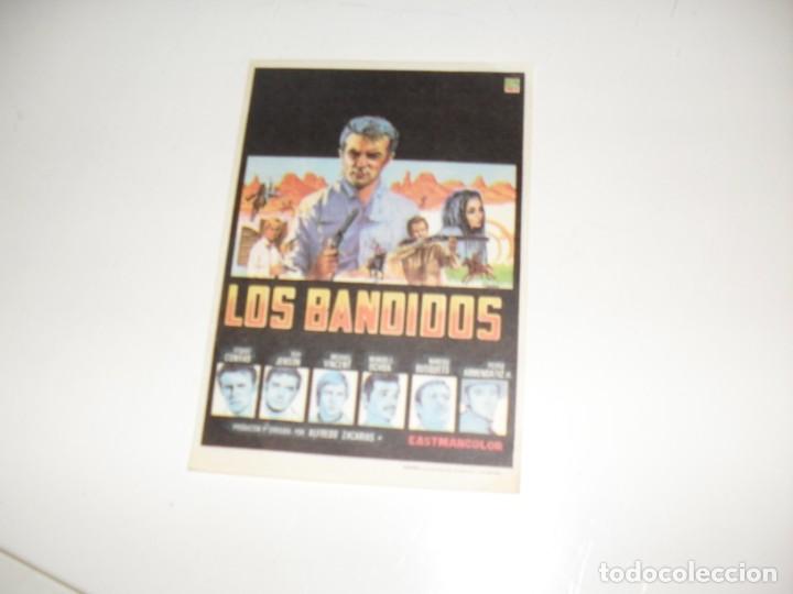  Flyers Publicitaires de films Anciens: programa de mano sencillo,sin texto publicitario .titulo LOS BANDIDOS.