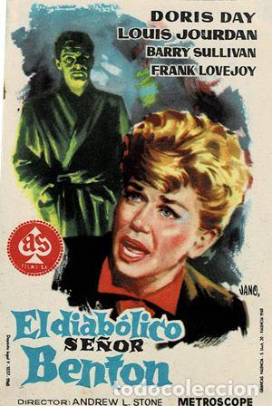 Cine: PROGRAMA DE CINE: EL DIAB&Oacute;LICO SE&Ntilde;OR BENTON PC-5266 - Foto 1