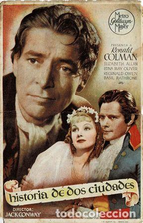 Cine: PROGRAMA DE CINE: HISTORIA DE DOS CIUDADES PC-5273 - Foto 1