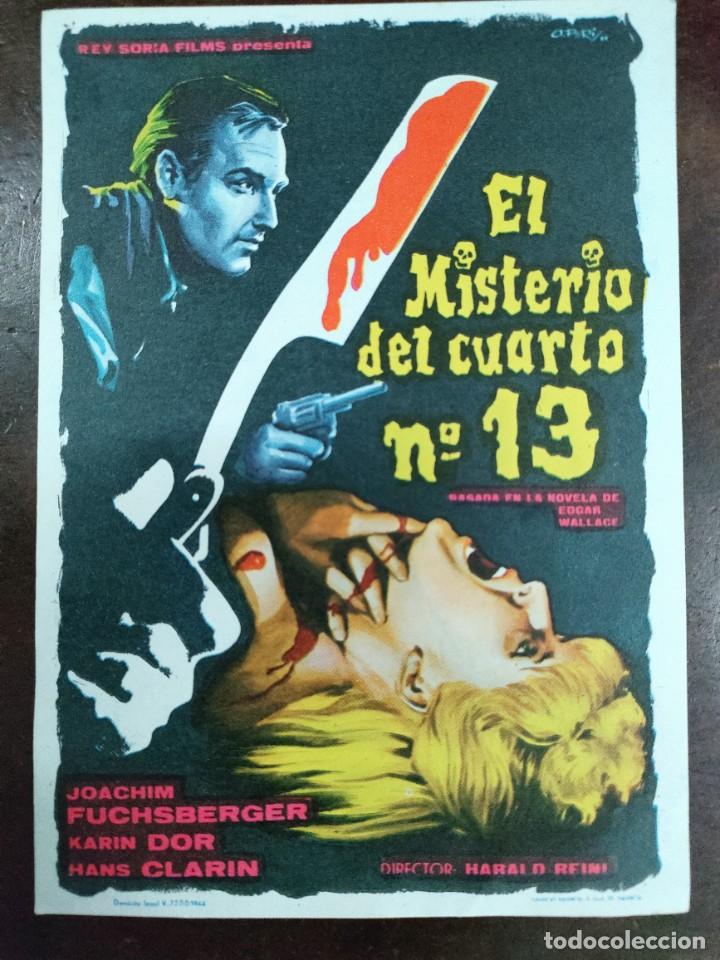 Cine: EL MISTERIO DEL CUARTO N&ordm; 13 - SIMPLE SIN PUBLICIDAD - PERFECTO - Foto 1