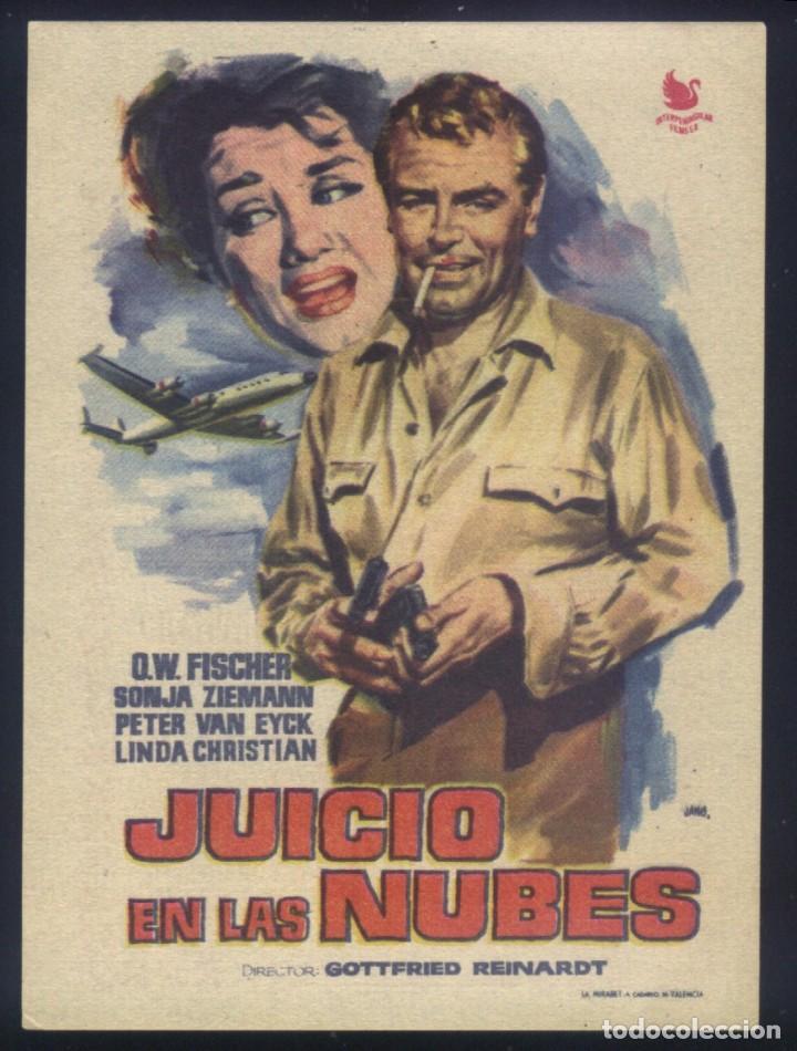  Flyers Publicitaires de films Anciens: P-2672- Juicio en las nubes (Abschied von den Wolken) (CINE GOYA - MEQUINENZA) O.W. Fischer