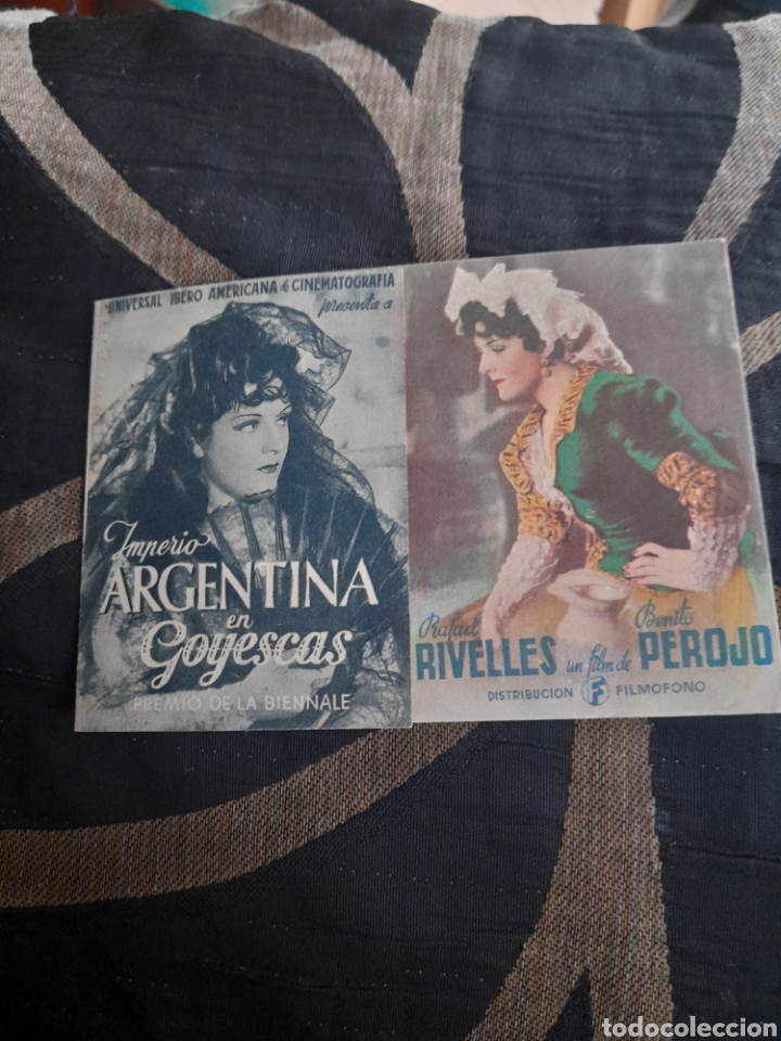 Cine: Programa de mano, Imperio Argentina en Goyescas - Foto 1