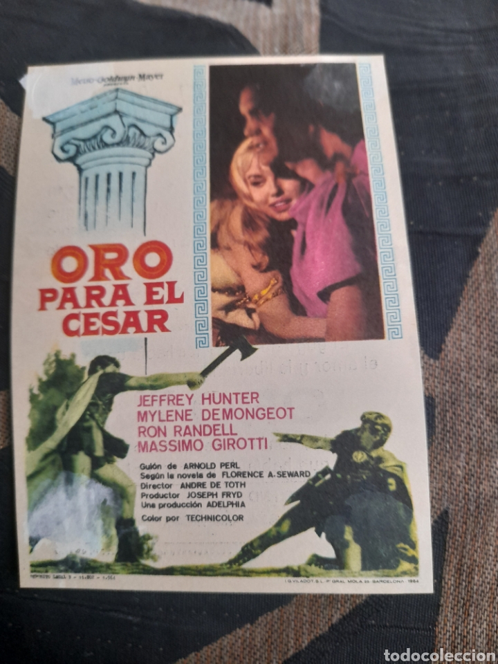 Cine: Programa de cine de mano, Oro para el C&eacute;sar - Foto 1