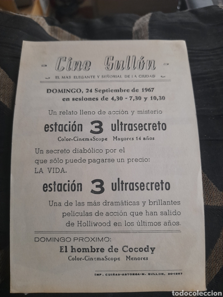 Cine: Programa de cine de mano, Estacion 3 - Foto 2