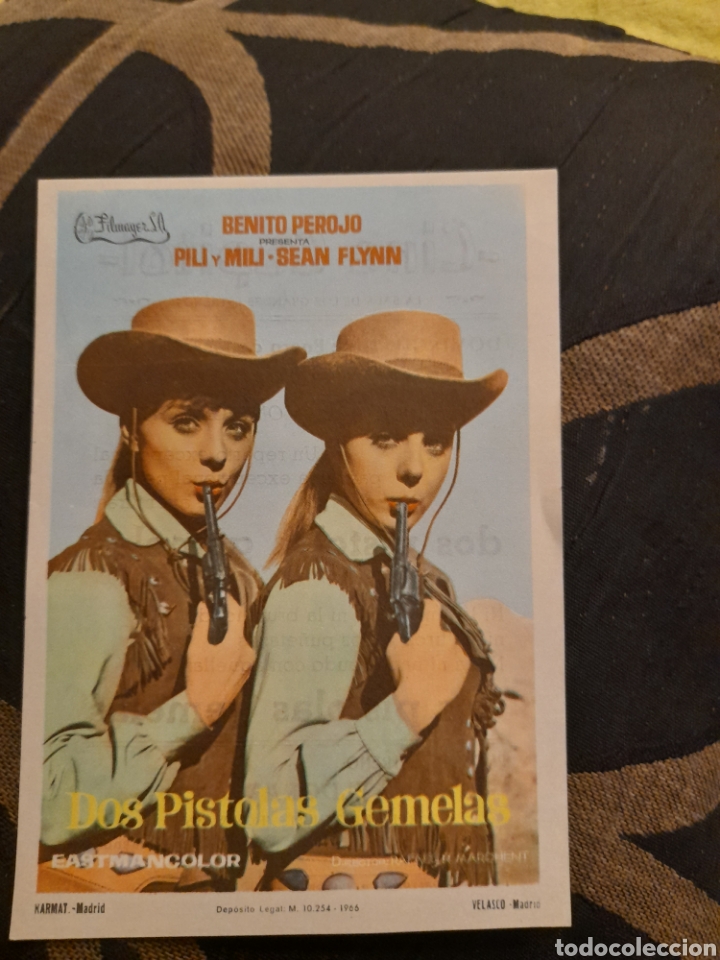 Cine: Programa de cine de mano, Dos pistolas Gemelas - Foto 1