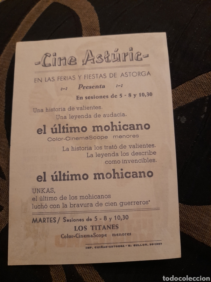 Cine: Programa de cine de mano, El &Uacute;ltimo Mohicano - Foto 2