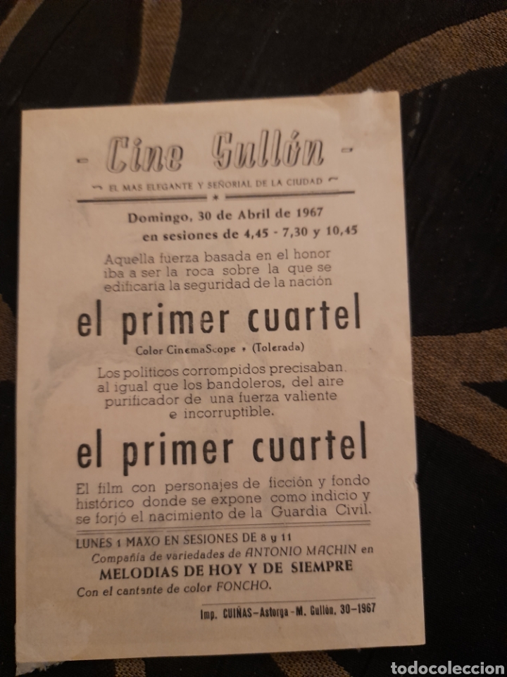 Cine: Programa de cine de mano El primer cuartel - Foto 2