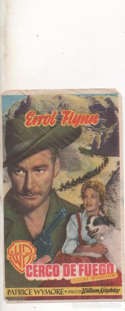  Flyers Publicitaires de films Anciens: PROGRAMA DE MANO DE LA PEL&Iacute;CULA CERCO DE FUEGOEN EL CINE MADRID DE REINOSA