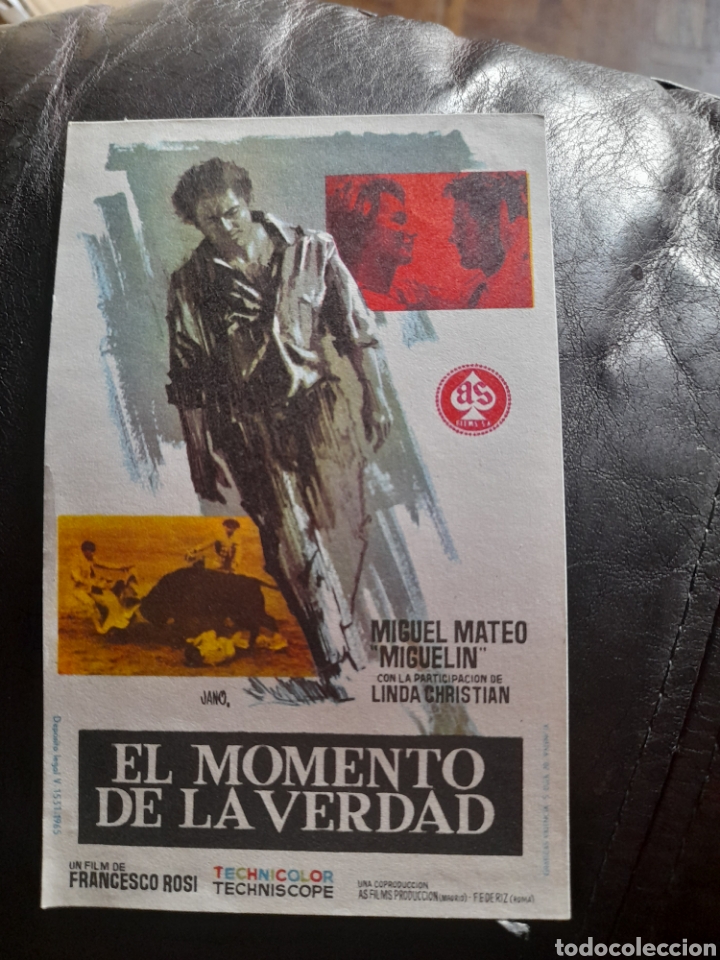 Cine: Programa de cine de mano, El momento de la verdad, sin publicidad - Foto 1