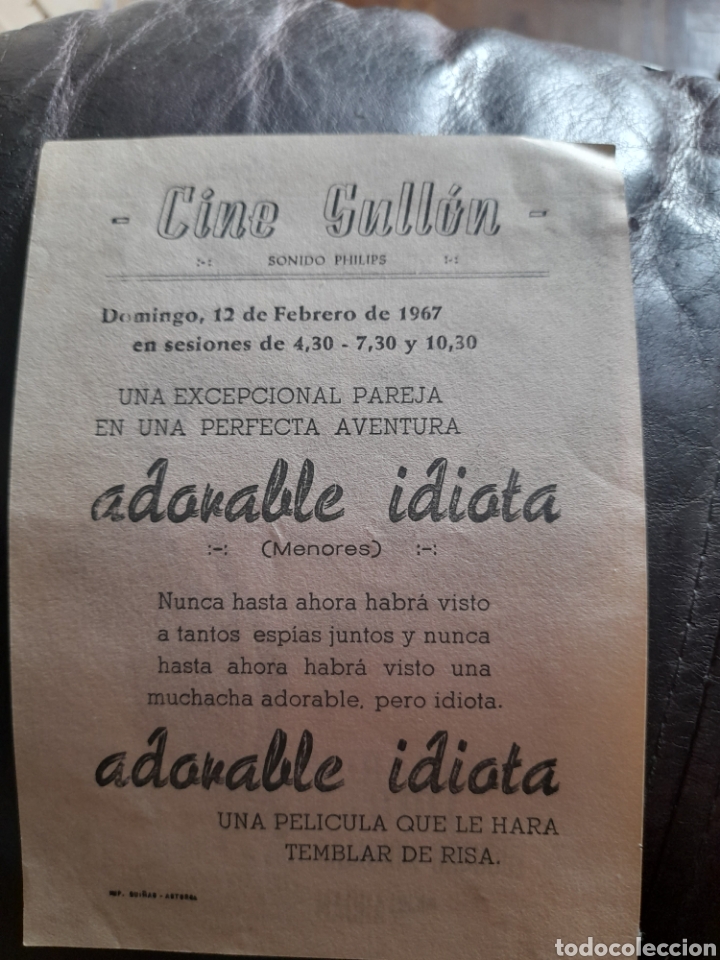Cine: Programa de cine de mano, Adorable idiota - Foto 2